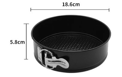 Set of 4 Springfoam Round Cake Tin.